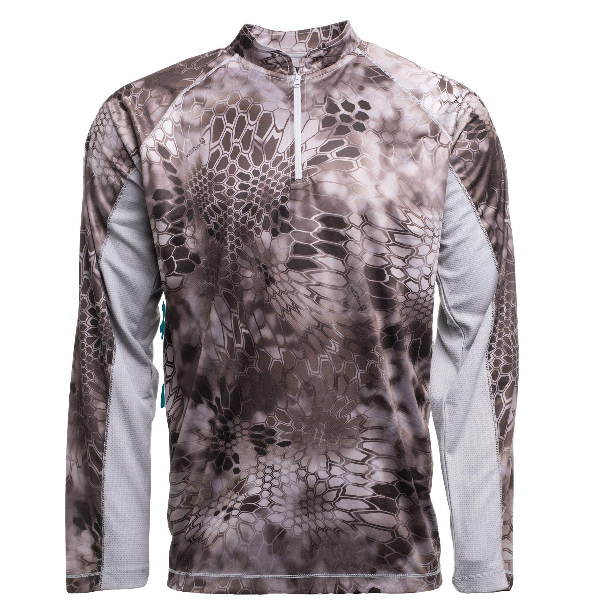 Amazon.com: Kryptek Men's Standard Zephyr 1/2 Zip, Raid/Wolf Grey
